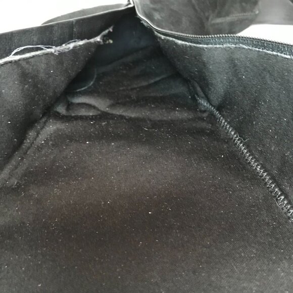 AEROSOLES Wedge Knee HIgh Black Suede Boots Womens 9.5 - Picture 9 of 12